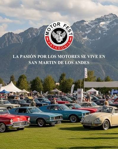 Motos estacionadas en un encuentro de motoviajeros